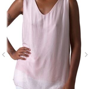 Gigi Moda Silk Pink Sleeveless Women's Top o/s. NWT